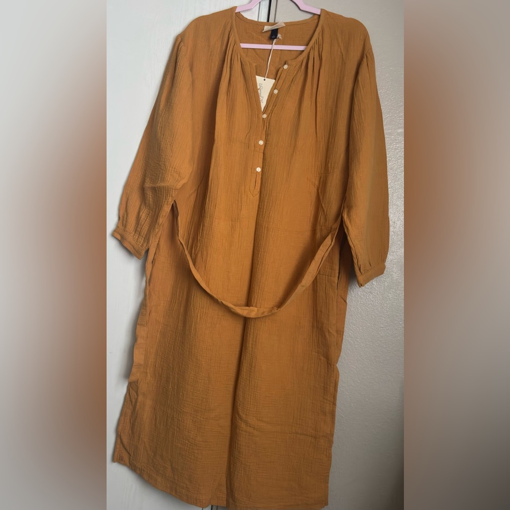 Universal Thread Golden Brown Tunic Dress